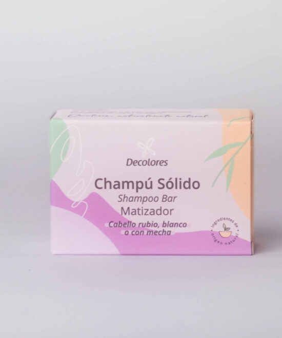 Champú Sólido Matizador | Para canas y cabello rubio