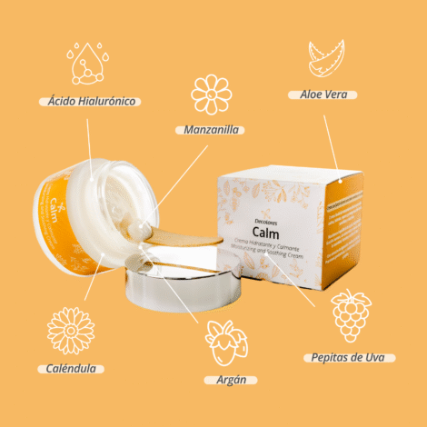 Crema hidratante Calm Piel Sensible y Rosácea | Cosmética natural