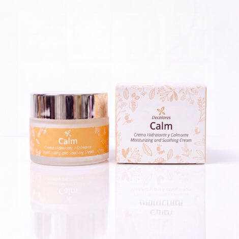 Crema facial hidratante y calmante Calm para pieles sensibles, reactivas y con tendencia a las rojeces.