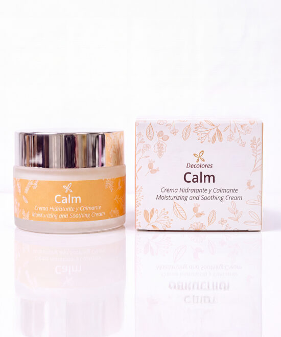 Crema facial hidratante y calmante Calm para pieles sensibles, reactivas y con tendencia a las rojeces.