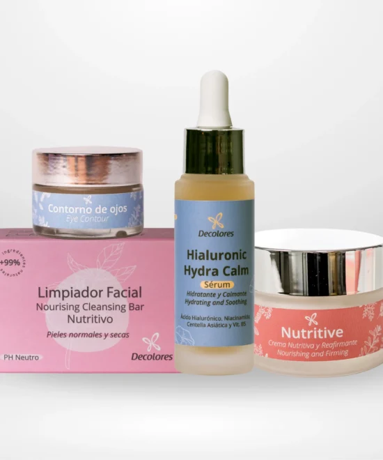 Rutina facial esencial piel seca/deshidratada